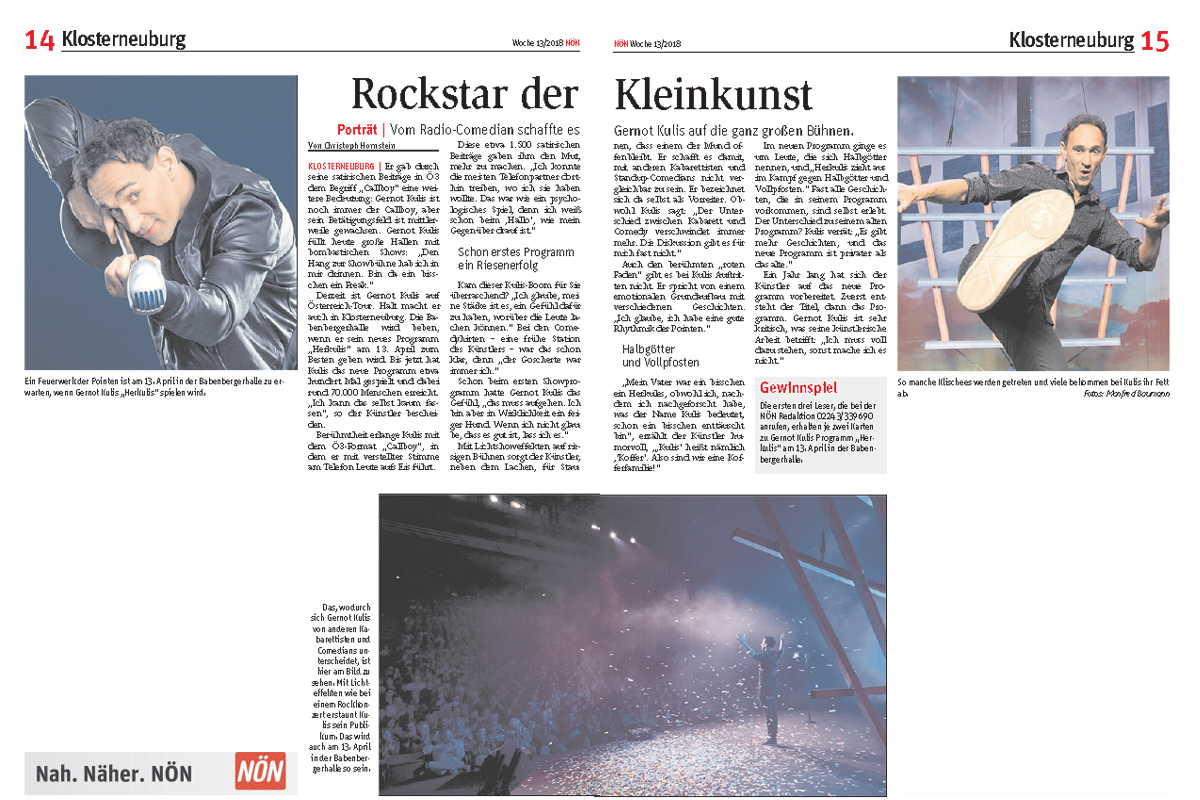 Rockstar der Kleinkunst