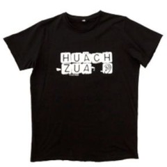 Männer T-Shirt "Huach zua" schwarz